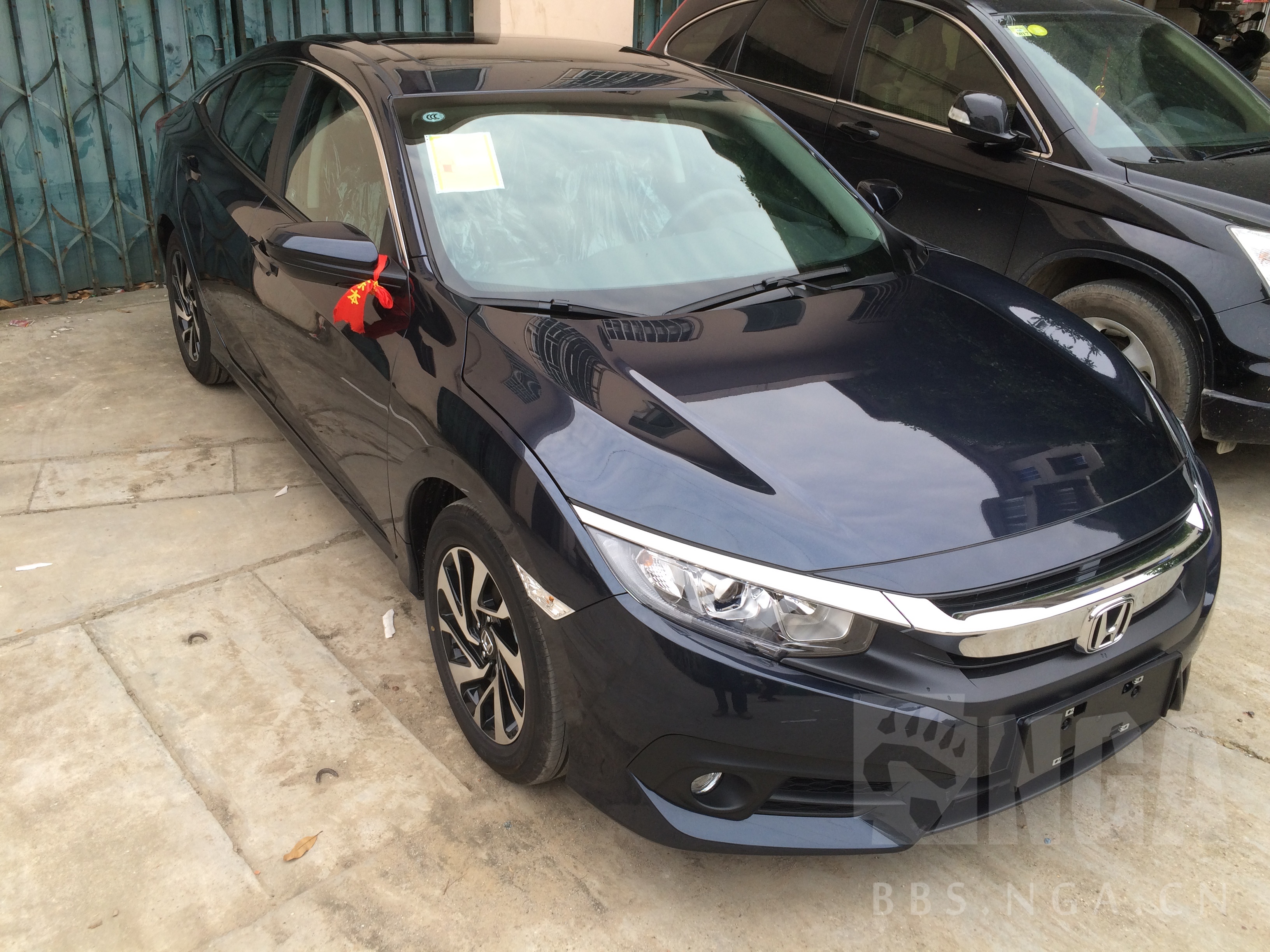 [车版专栏-提车作业] 防一血,暗金蓝思域简单作业