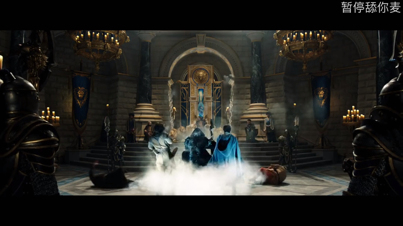 魔兽电影视频莱恩国王篇放出了我算是明白了拿橙杖的守护者才是国王