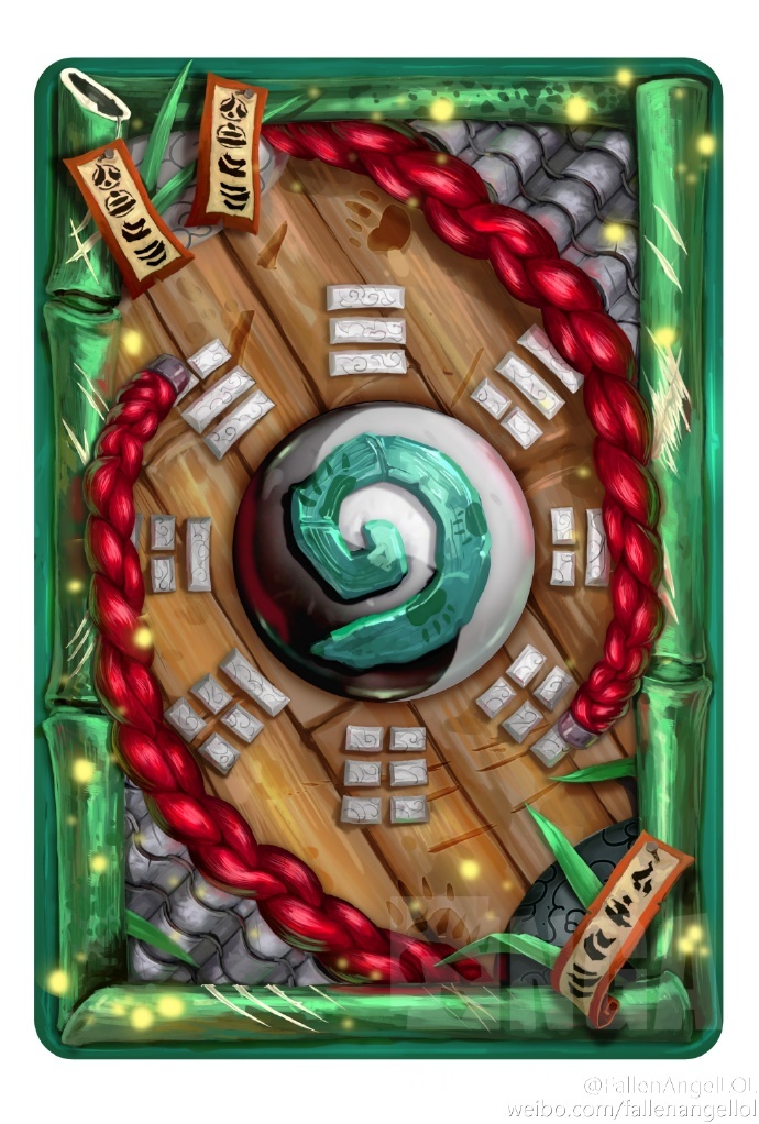 我骄傲卡背秀一波自家设计的卡背