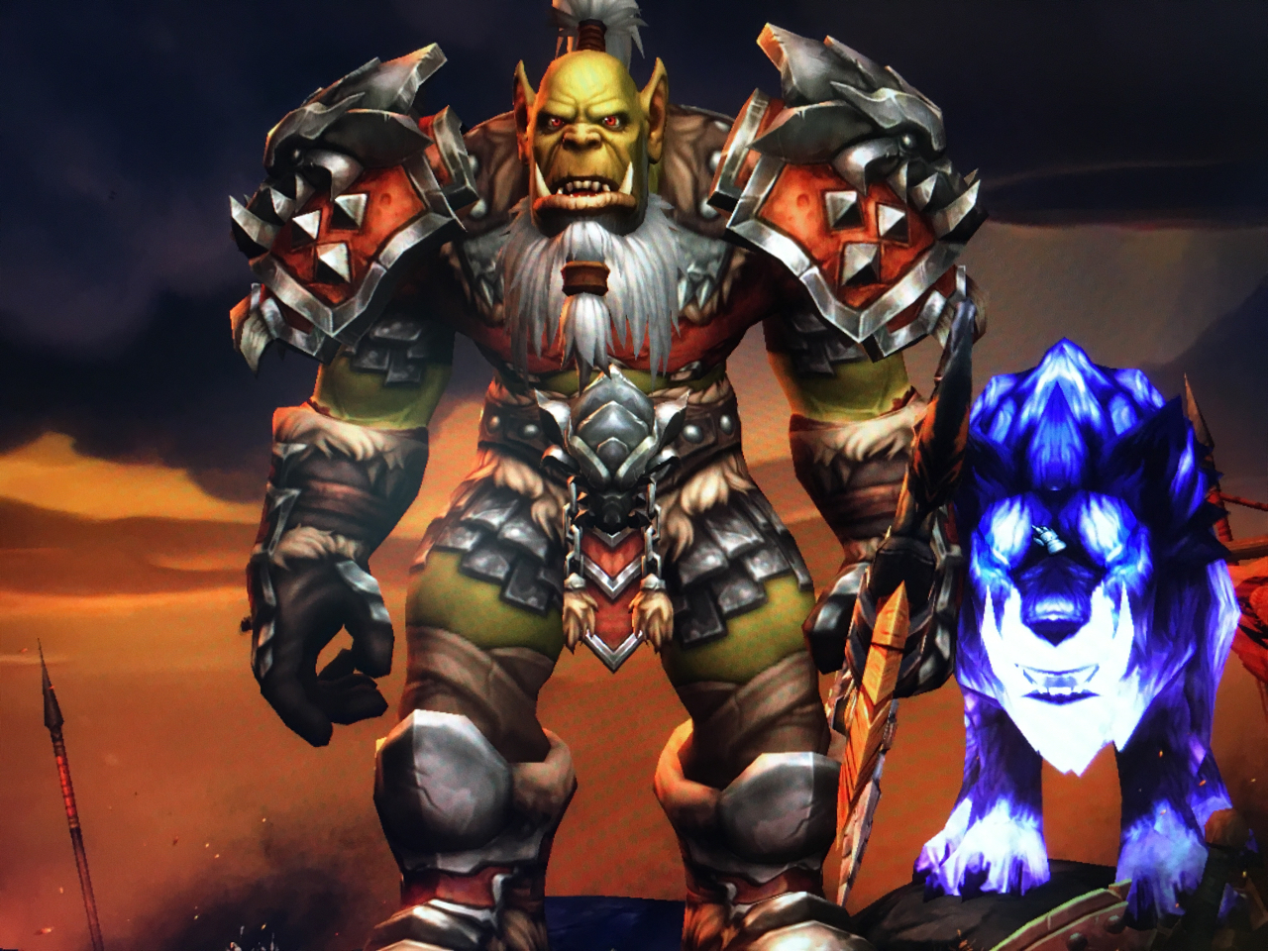 发几套自己已完成的兽人幻化