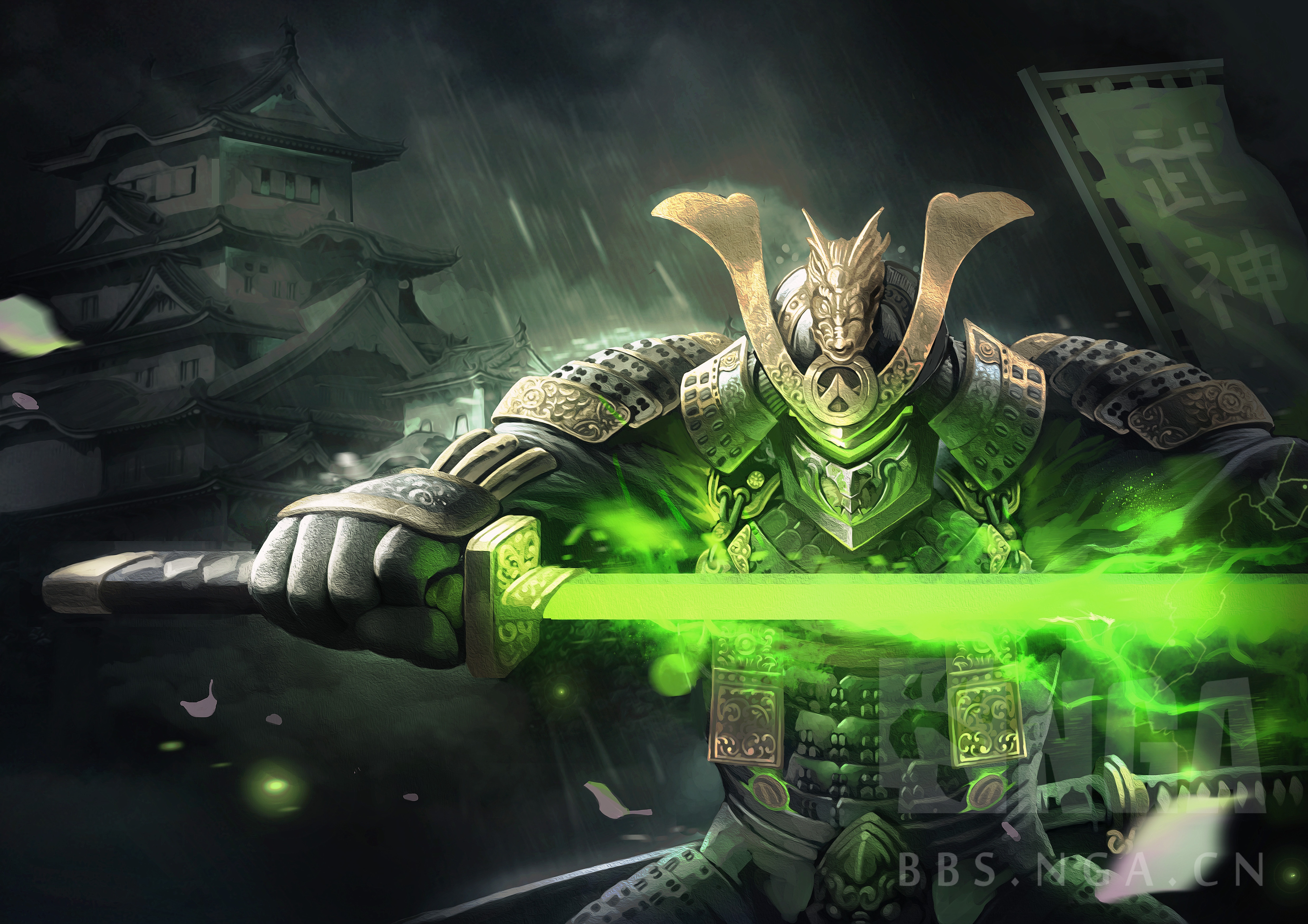 原创涂一张武士源氏