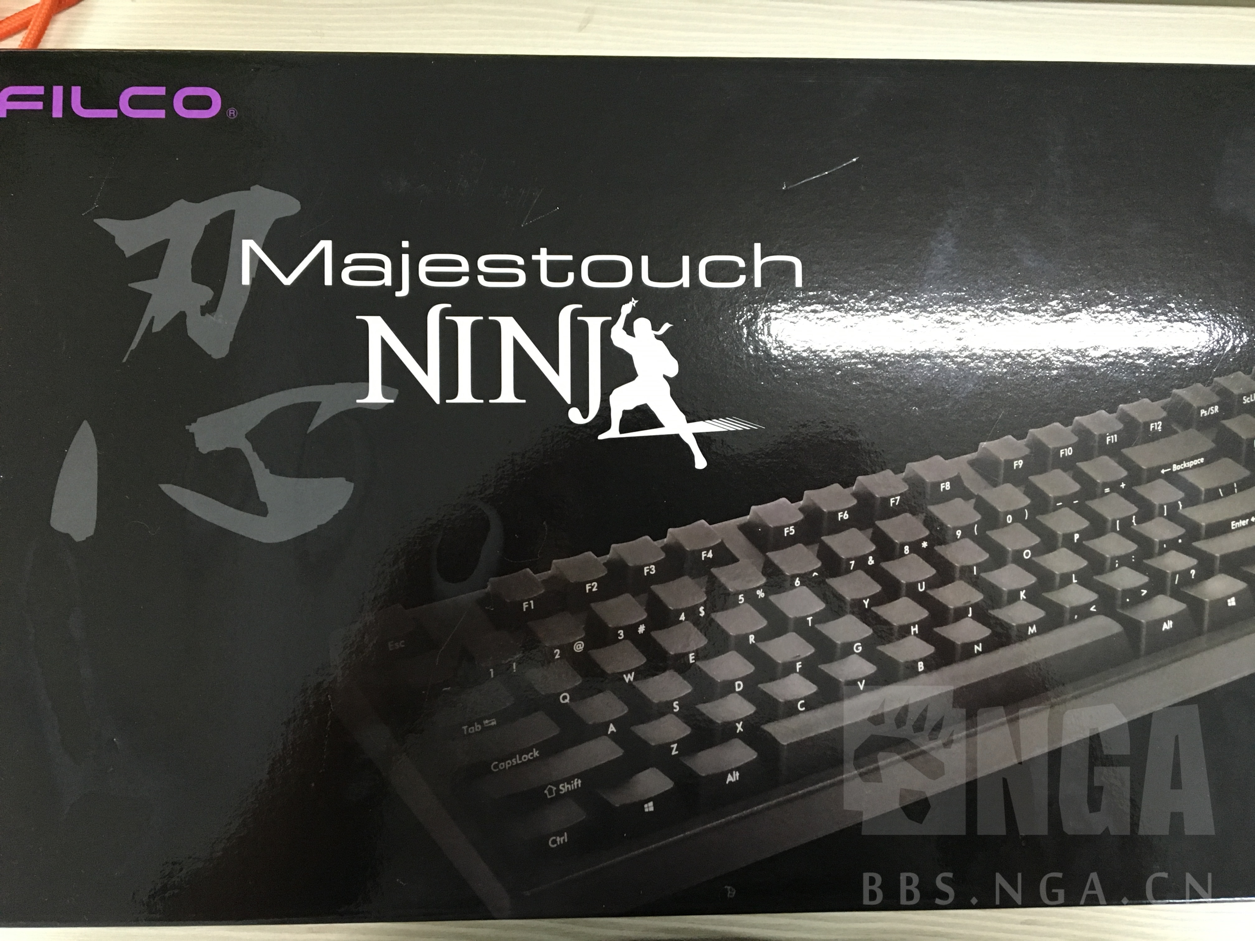 作业贴filco忍者104红轴开箱帖