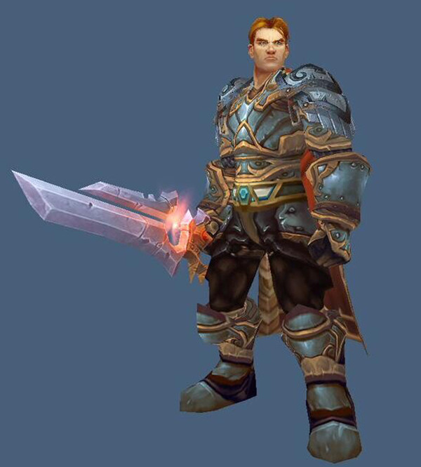 板甲cosplay板甲幻化瓦里安乌瑞恩国王