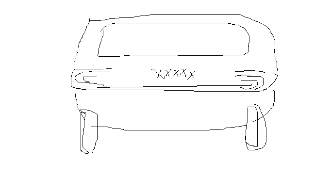 前几天路上看见个车屁股是这样的