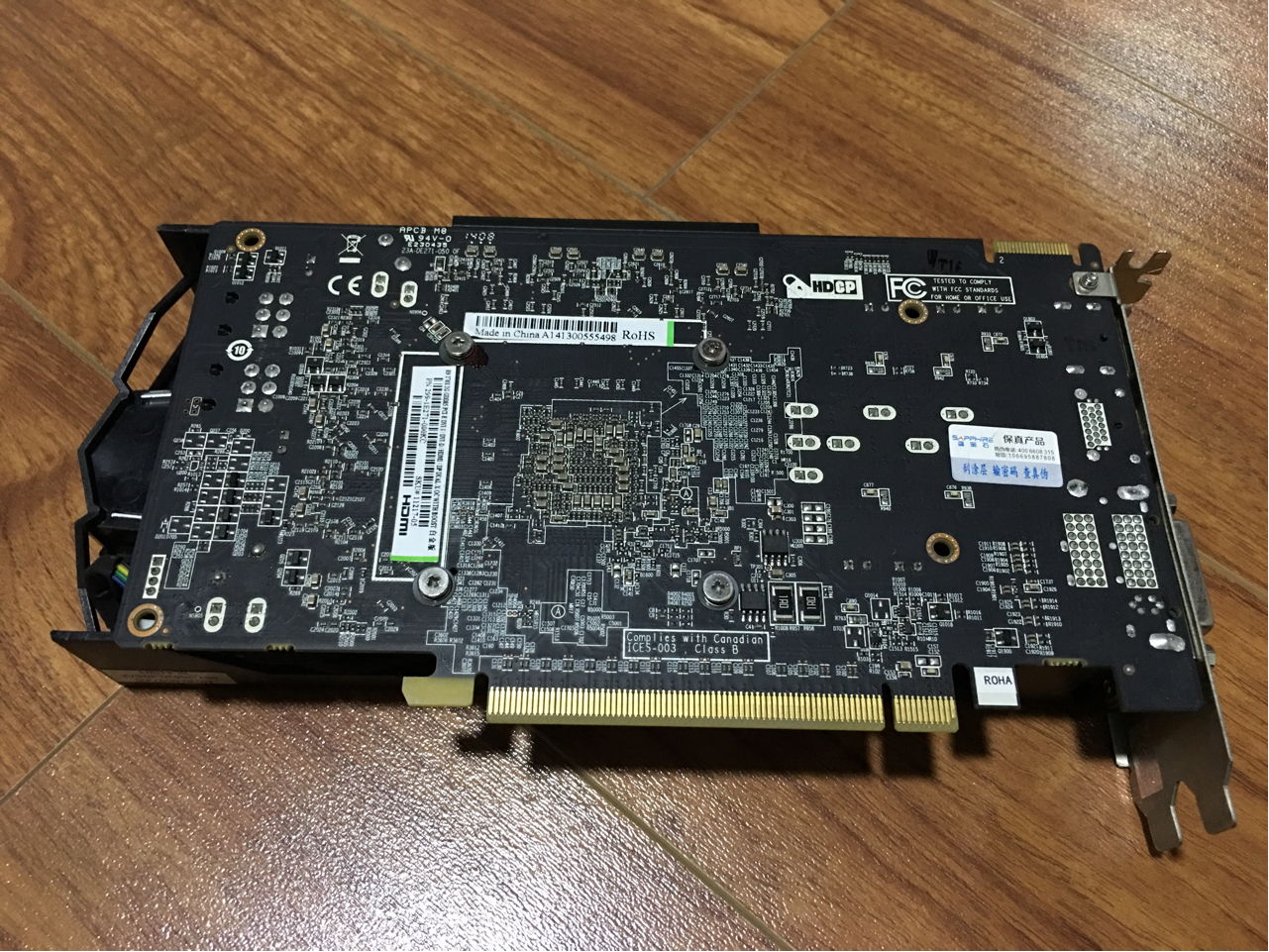 [电脑硬件]出一个蓝宝石270x 2g 白金版oc,580到付