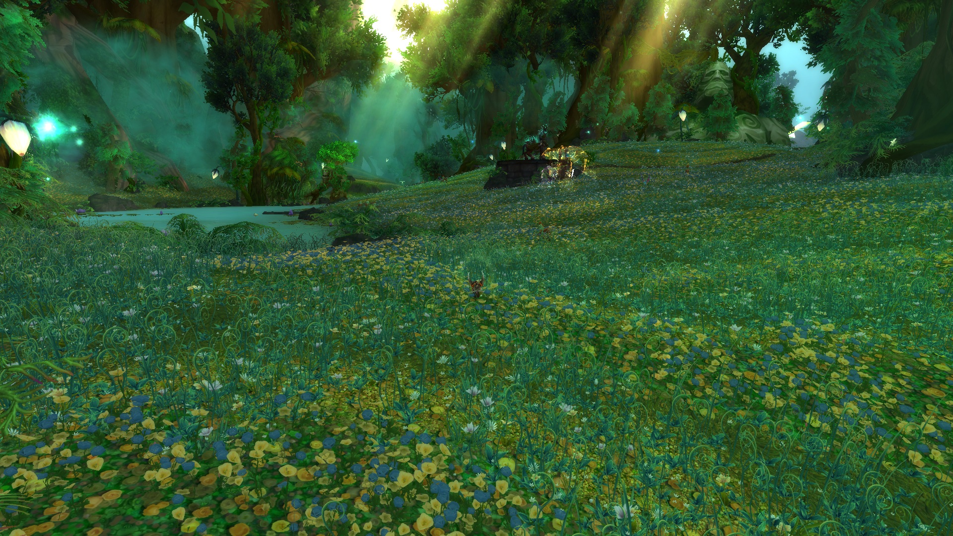 翡翠梦魇萨维斯之后净化了的翡翠梦境风景图多图and一点小小的彩蛋