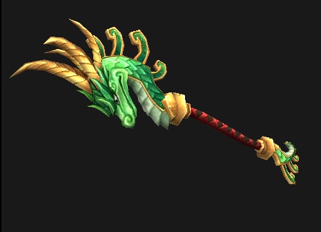 关于法杖,除了铭文青龙杖,还有什么是青龙头的法杖吗