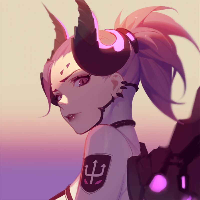 搬运妹纸画师ask新作这次是魔女天使姐姐