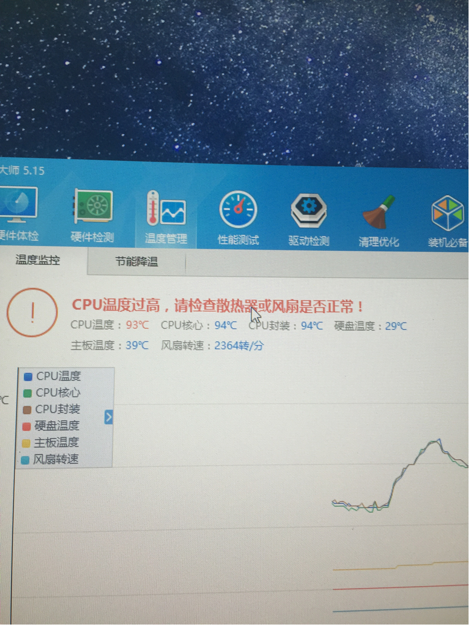 cpu开机90度什么情况水冷出问题了
