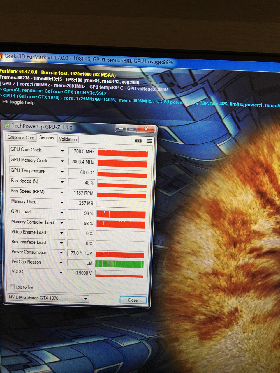我的红龙1070为啥最高频率就是1700左右?有法王