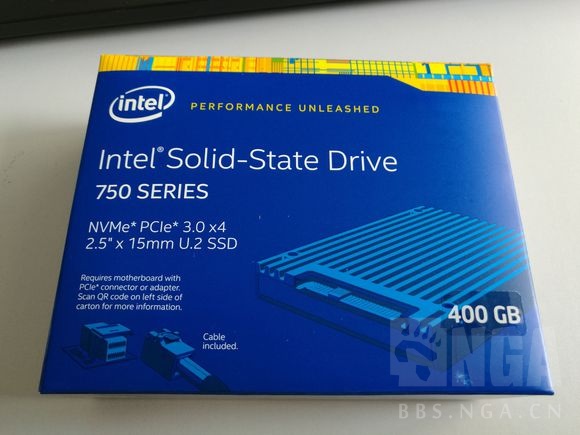 [作业贴] intel/英特尔 750 400g u.2固态硬盘开箱