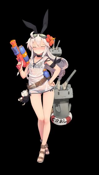 舰colle猴山搬运求魔改岛风泳装立绘的素材有了