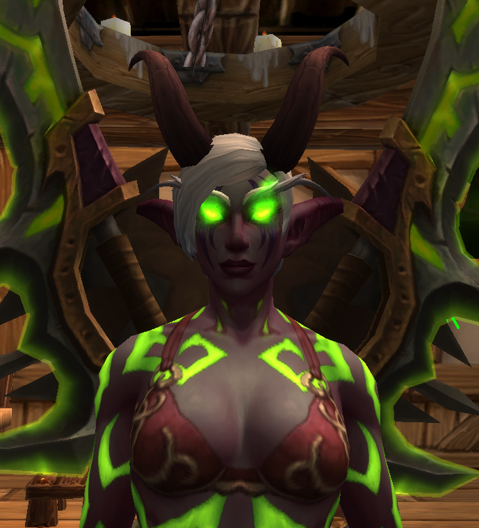 开服后花了两个小时做dh种族暗夜和血精灵对比