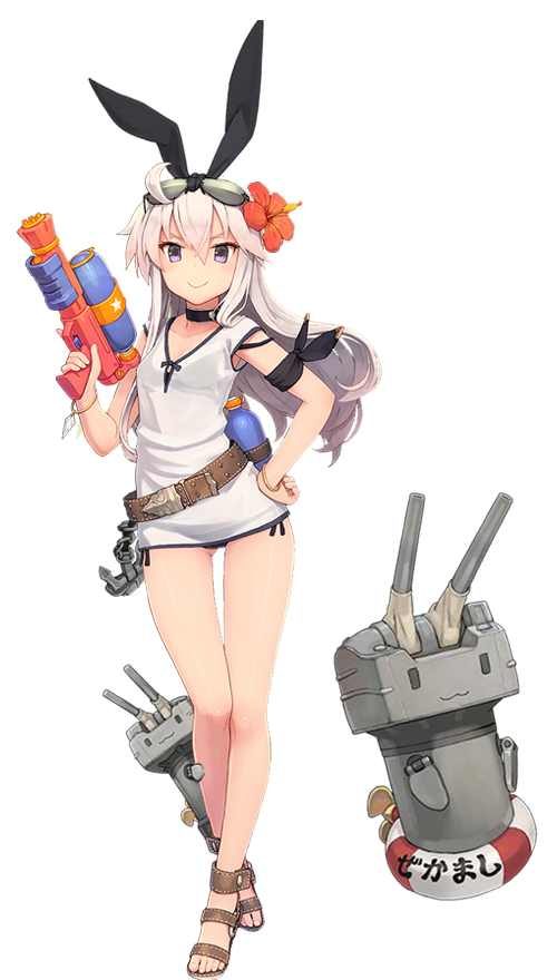 p图魔改自制的岛风泳装魔改第二弹