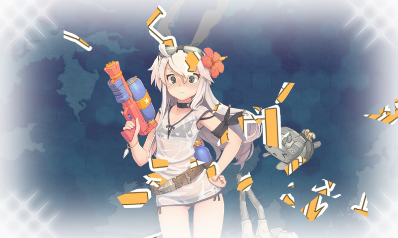 p图魔改自制的岛风泳装魔改第二弹