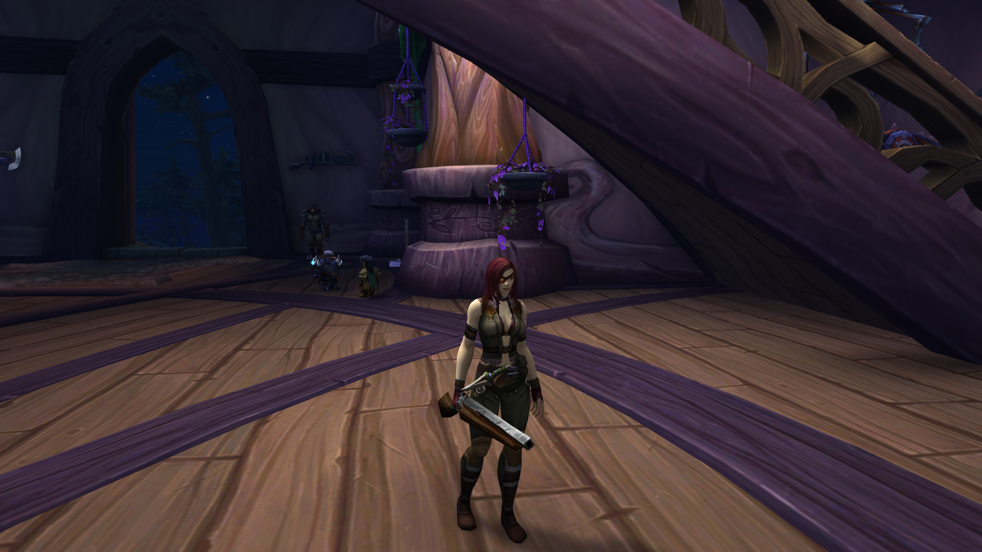 分享一个人类女猎人幻化皮甲风格非暴露