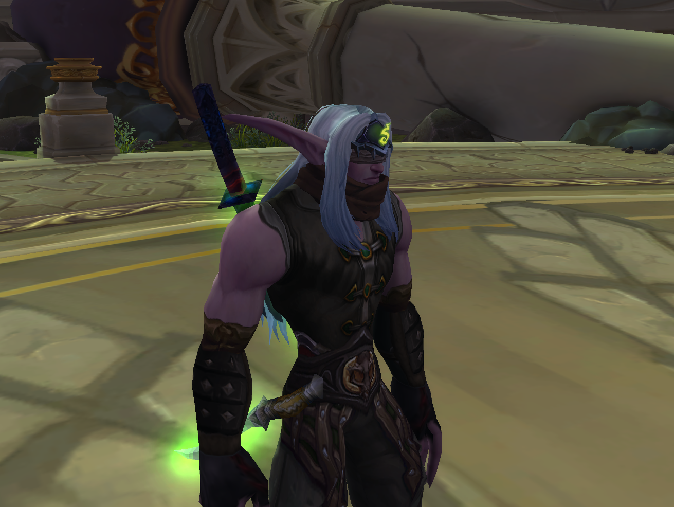 皮甲暗夜精灵男帅气的dh绝对不让你失望