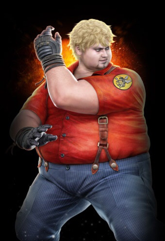 2016-10-06 18:04 ★         铁拳里有个角色叫bob,跟国宝差不多,都