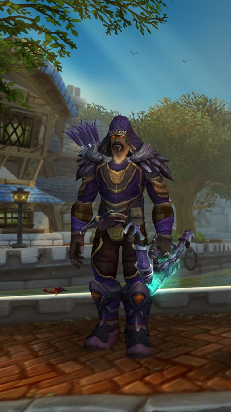 人类男猎人基佬紫配色幻化