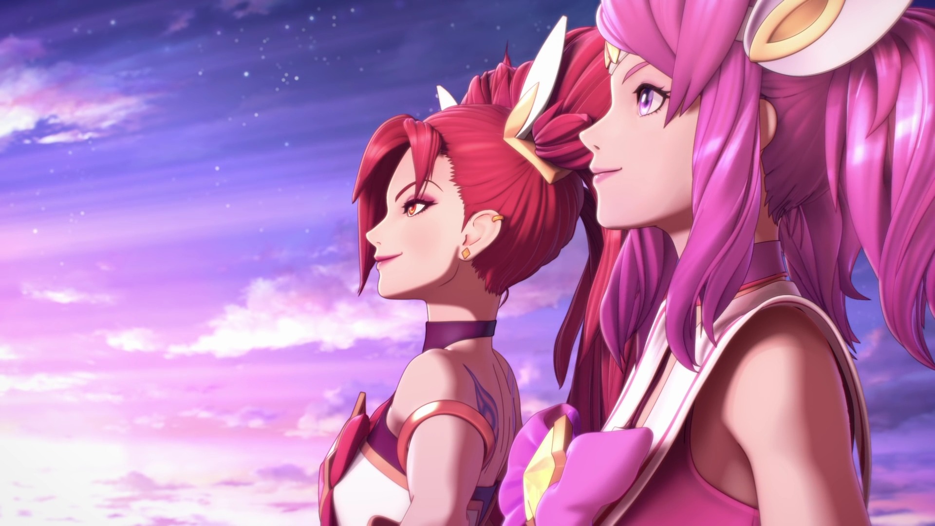 [福利]死宅蒸鹅心 系列:费了老大劲从魔法少女mv里逐帧截出来的壁纸跟