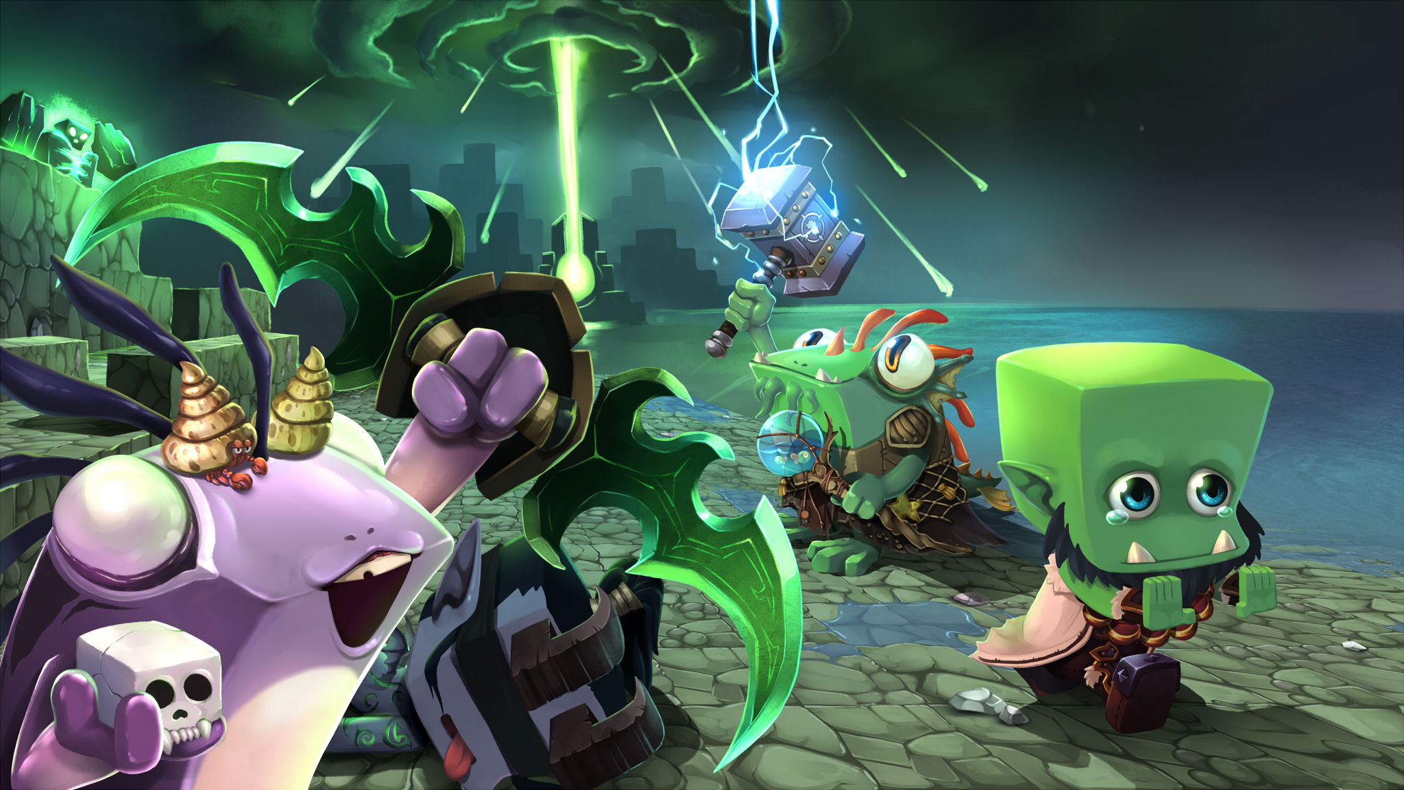 原创老瞎眼和摩戈尔获得神器