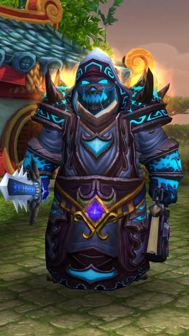 熊猫人法师幻化什么比较高端大气一点