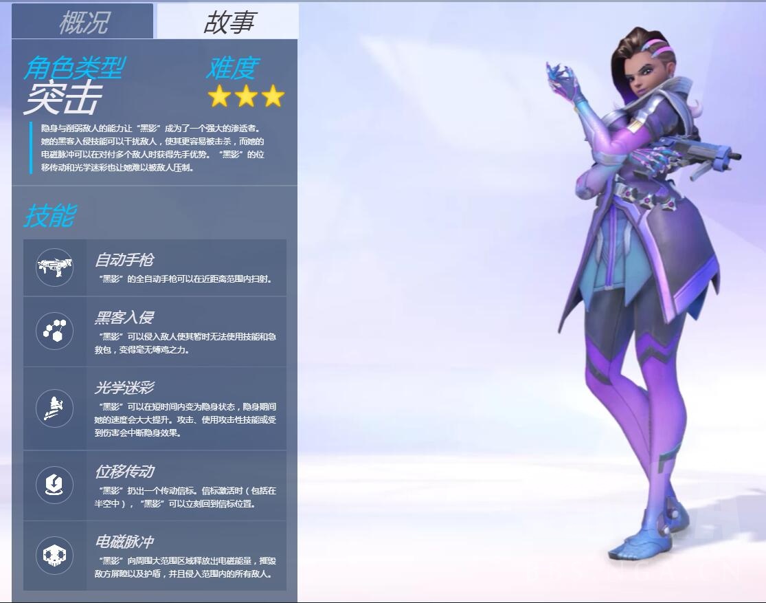 [讨论] sombra技能说明 中文