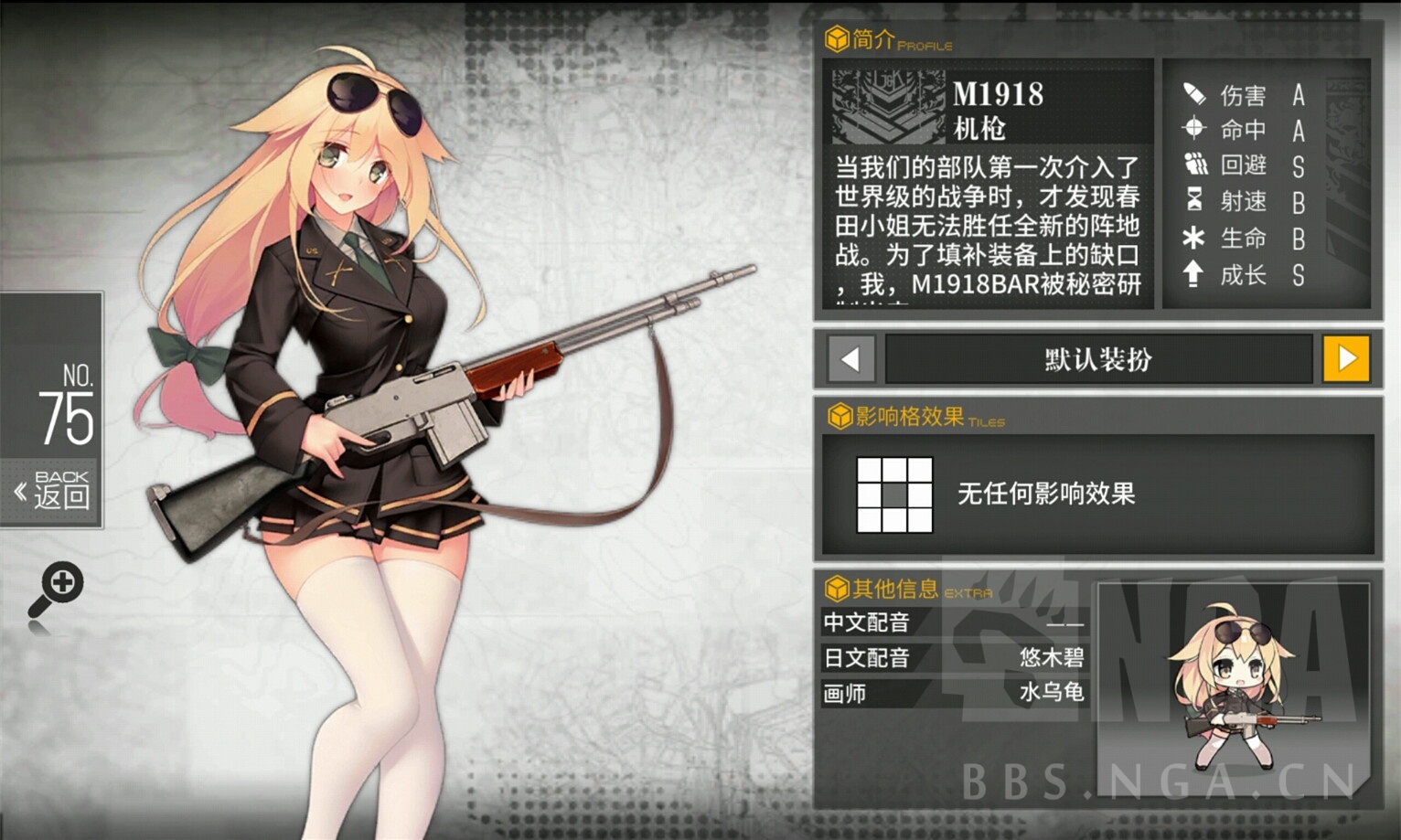 长期科普少女前线格里芬部队的人形们的枪械2美国北约篇1113更新m1918