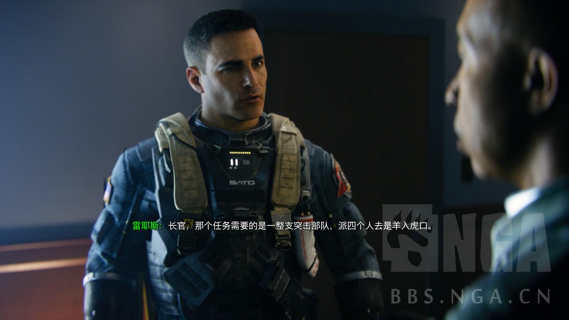 吐槽漫画趣图使命召唤里的死神雷耶斯爱兵如子正直善良的蓝眼睛白人