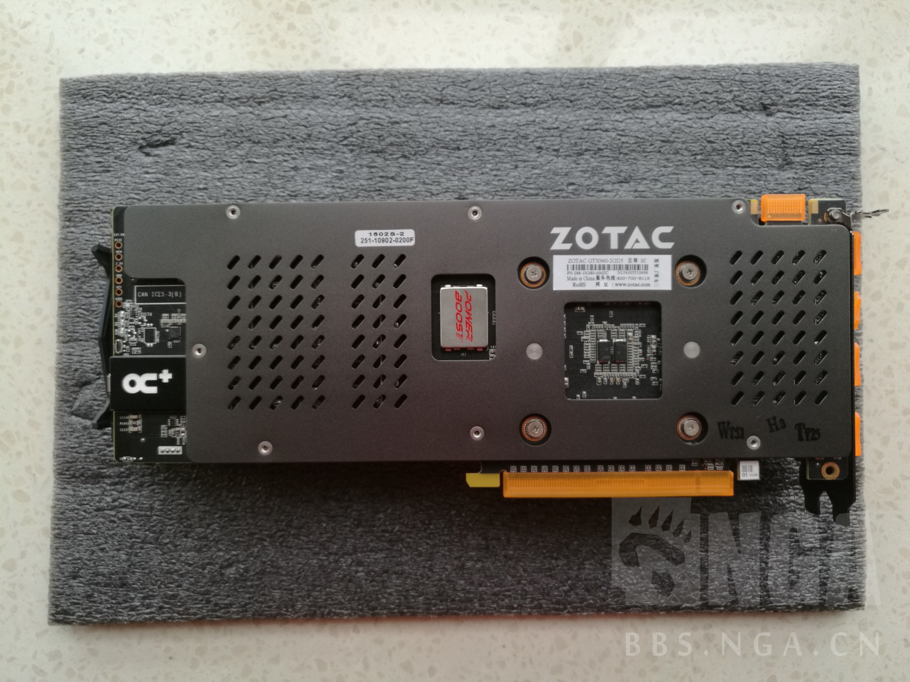 电脑硬件zotac索泰gtx9602g至尊oc