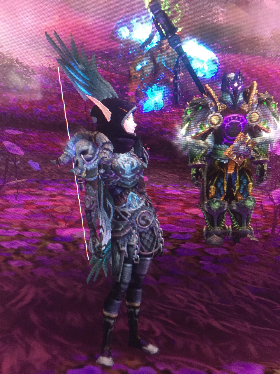 我亡灵女猎人一身灰色装站在神射手营地就感觉是个神经病