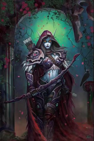 我亡灵女猎人一身灰色装站在神射手营地就感觉是个神经病