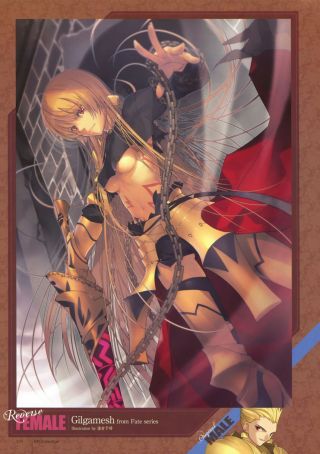 [杂谈] 想起前不久看到fgo的女版金闪闪~还有战斗立绘