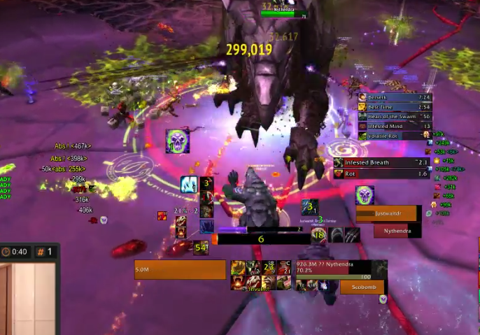 插件守护熊weakauras做的熊怒气条带铁鬃印记提示转自m会的scosco的