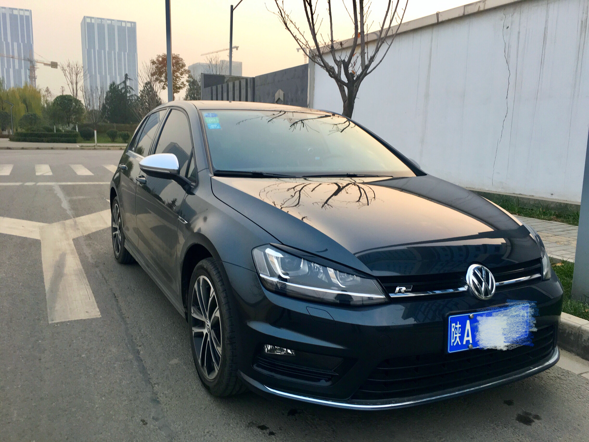 [车版专栏-提车作业]高尔夫自动r-line 简单作业