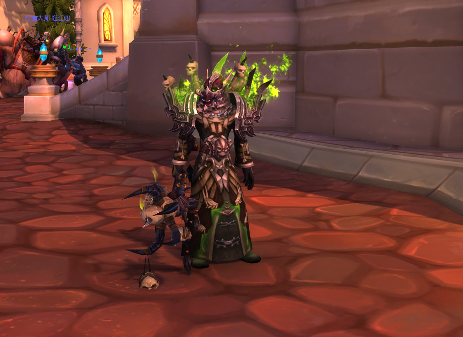 古尔丹的幻化要怎么弄啊.