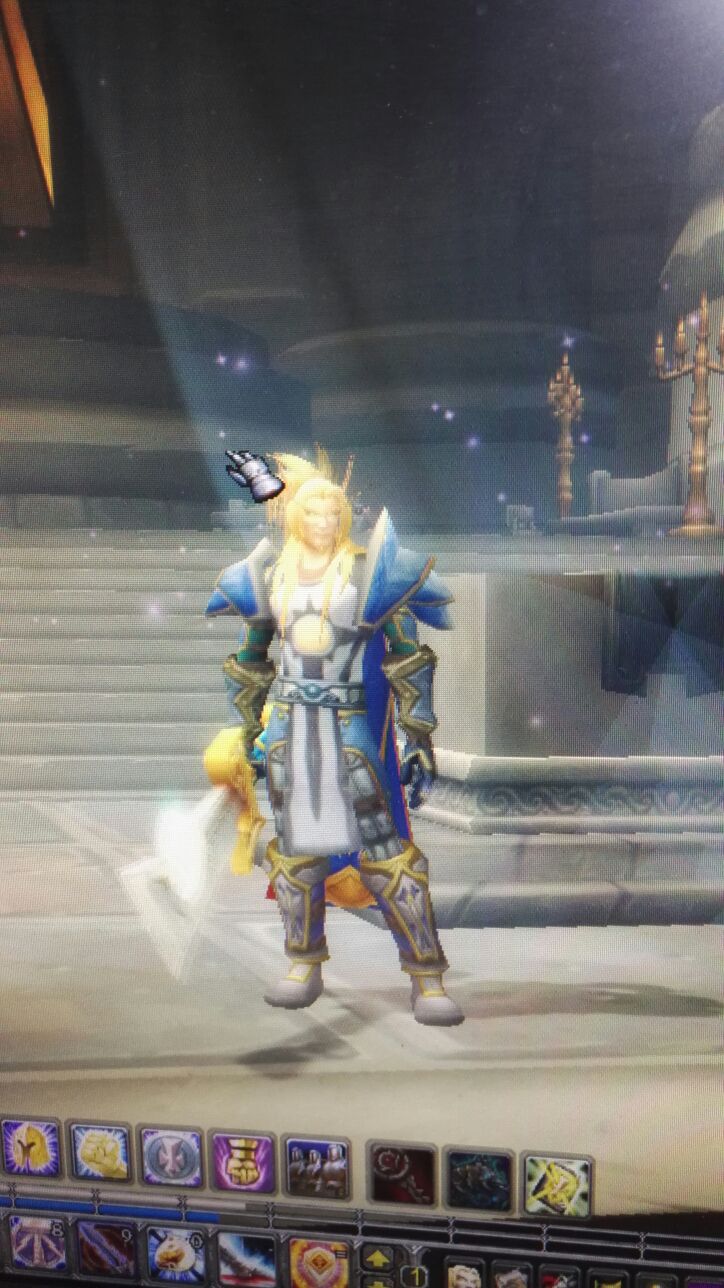 板甲蓝色提尔之手幻化偏圣骑