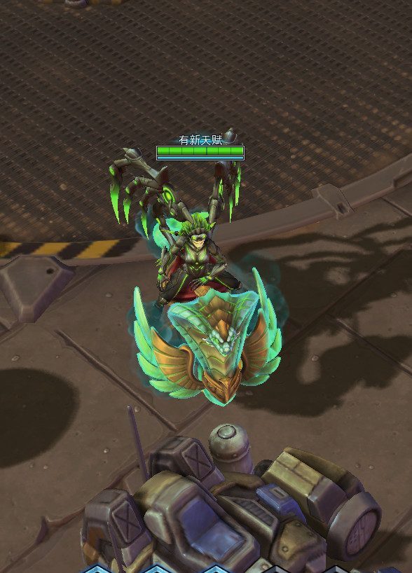 绿色系列幽灵女王凯瑞甘简约搭配绿系坐骑附简单英雄玩法