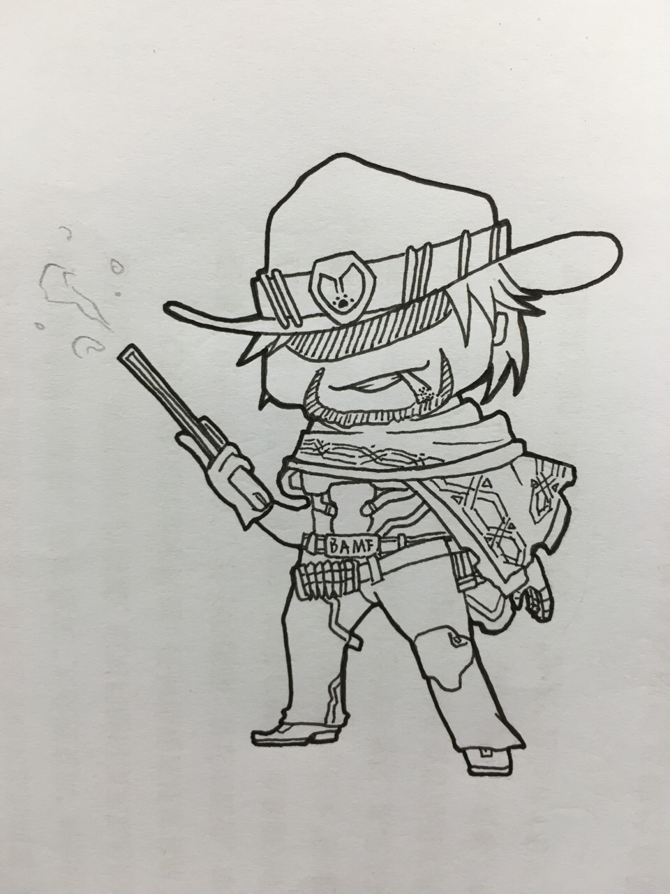 [漫画趣图]开会无聊,画个麦爹