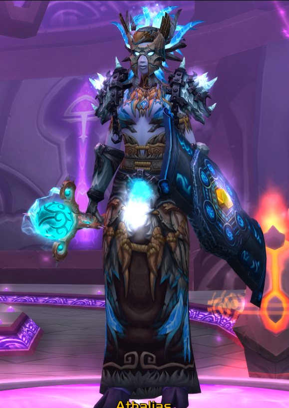 奶萨拿什么武器,有好看的幻化吗?