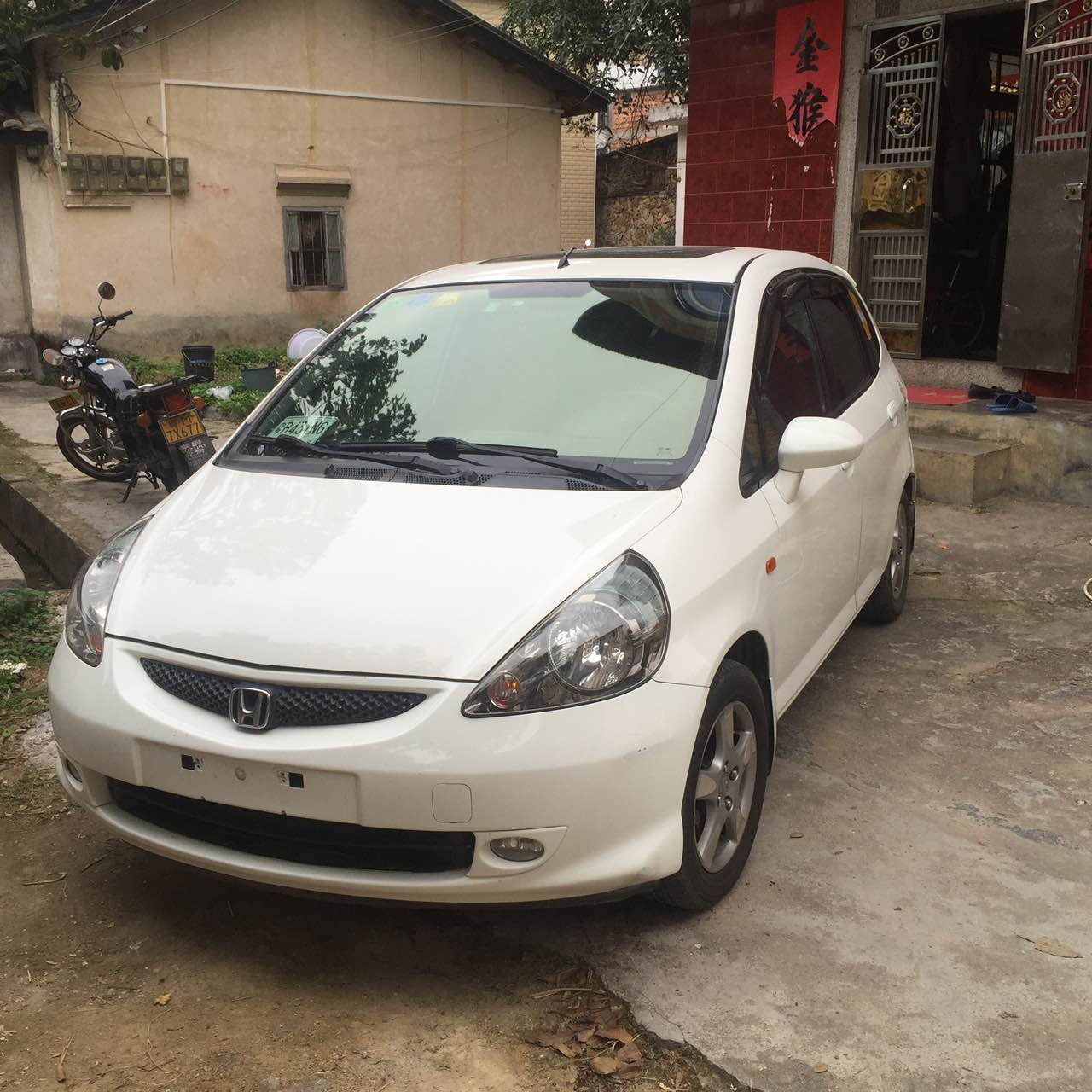 05年的飞度多图杀流量