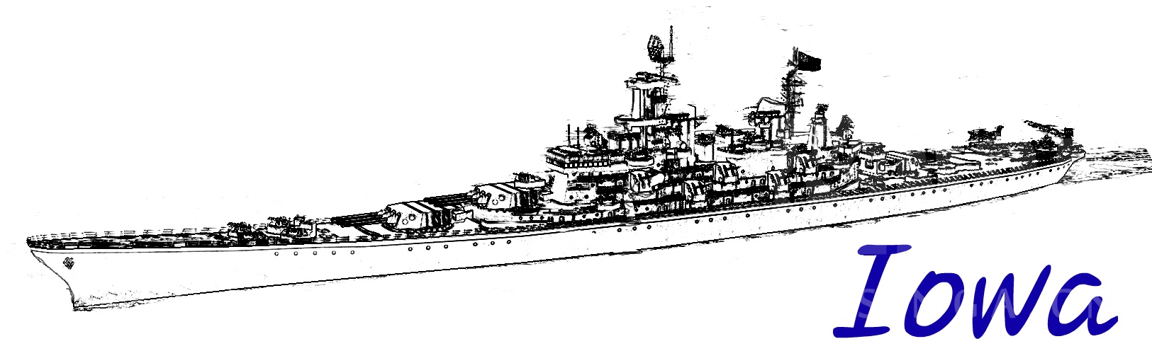 [wows周边] [水]战舰系列黑白线图风合集赏(不定时更新)