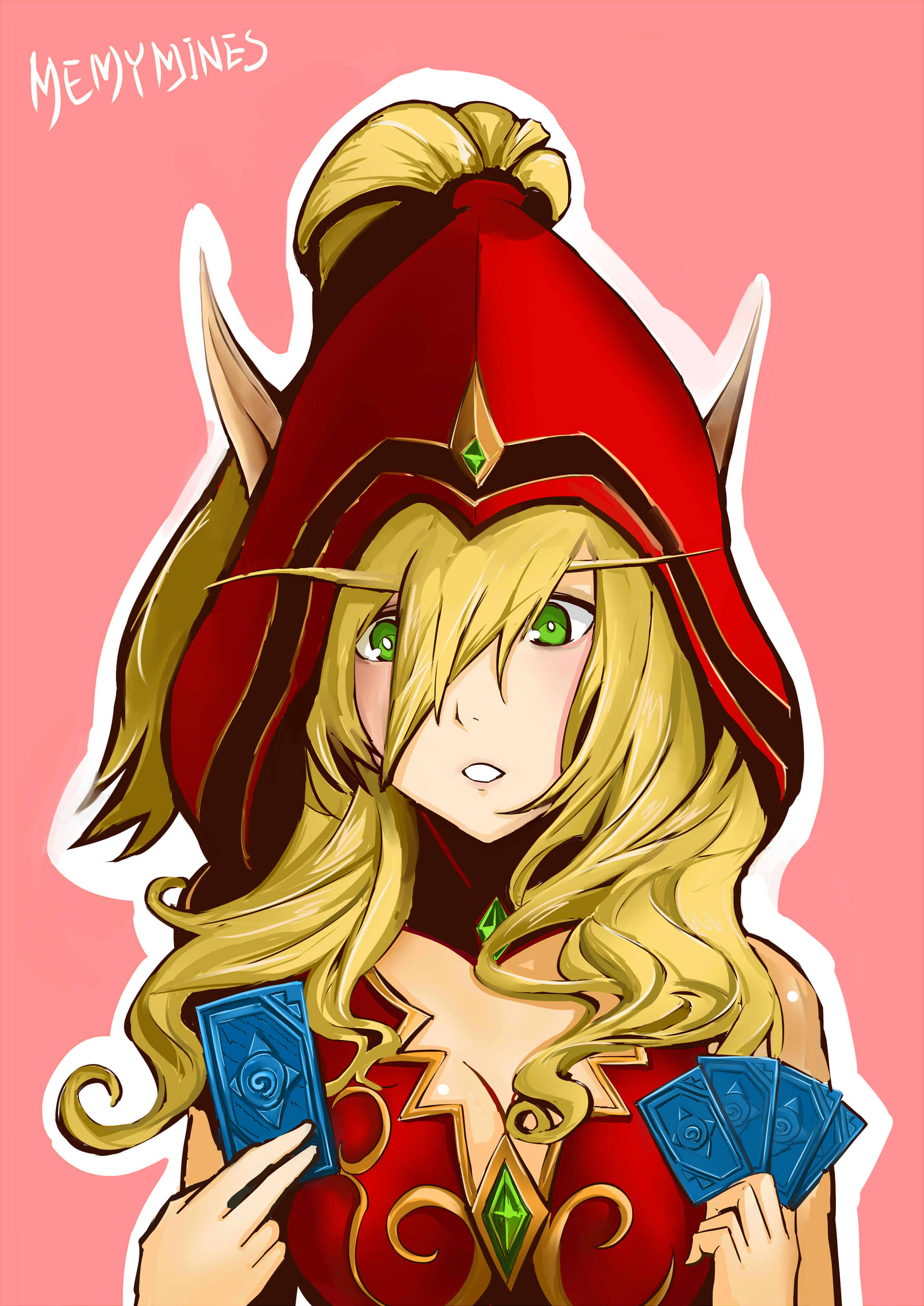 [同人创作] 自己画的关于瓦莉拉的一点同人.大师皮什么的