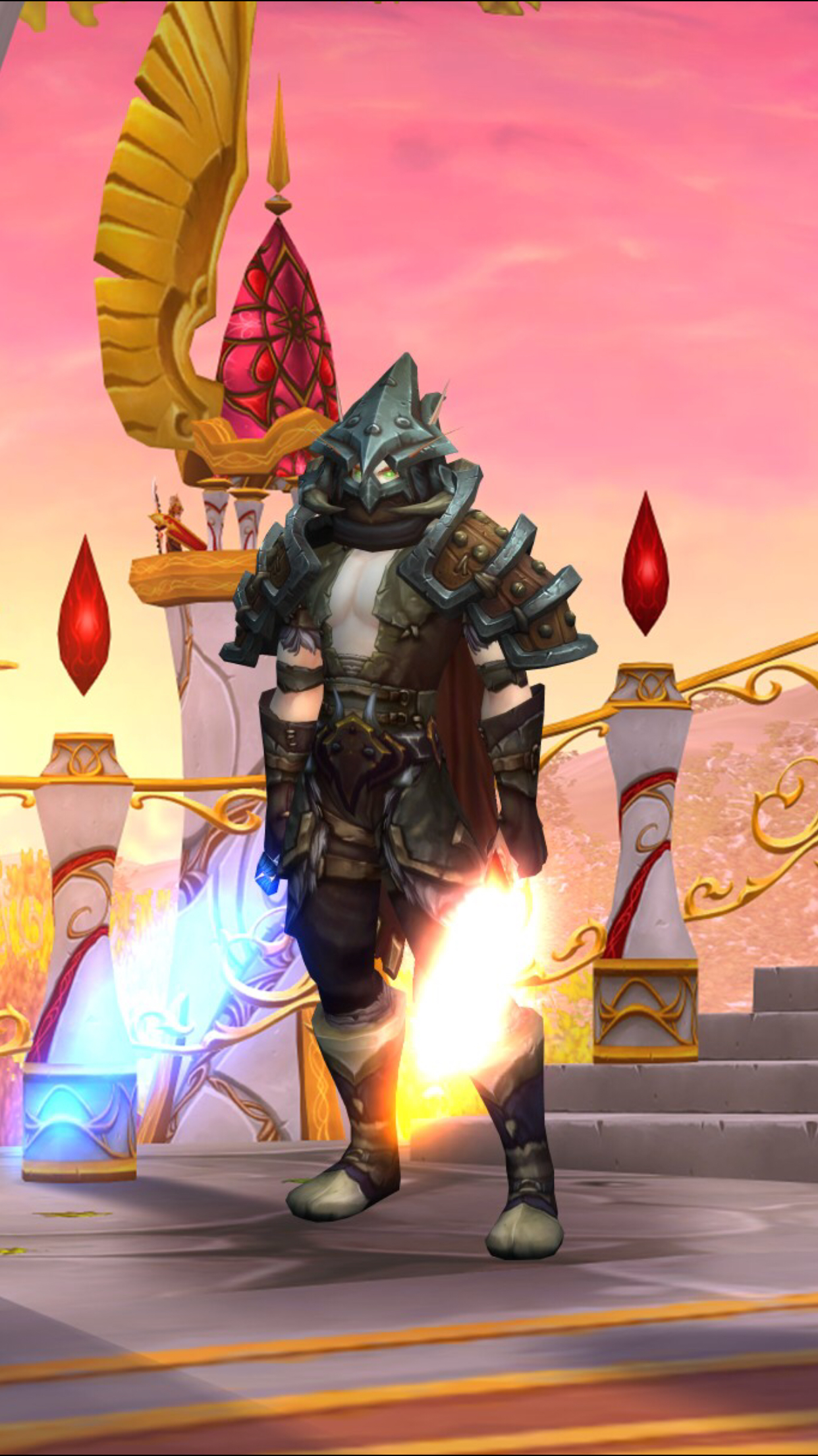 求大神推荐皮甲幻化配这两把武器盗贼