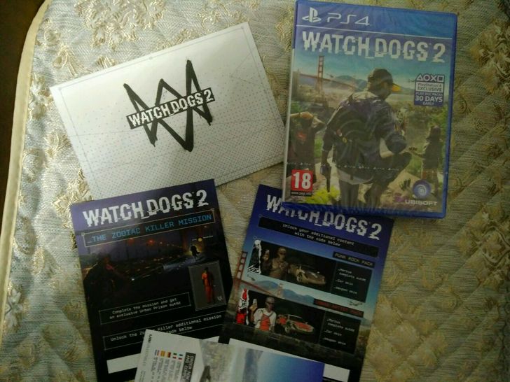 二手游戏ps4看门狗2全新未拆封