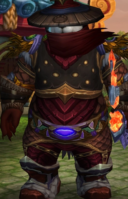 熊猫人 猎人 还是公的 朋友都说我比较重口味,虽然熊猫人幻化起来很丑