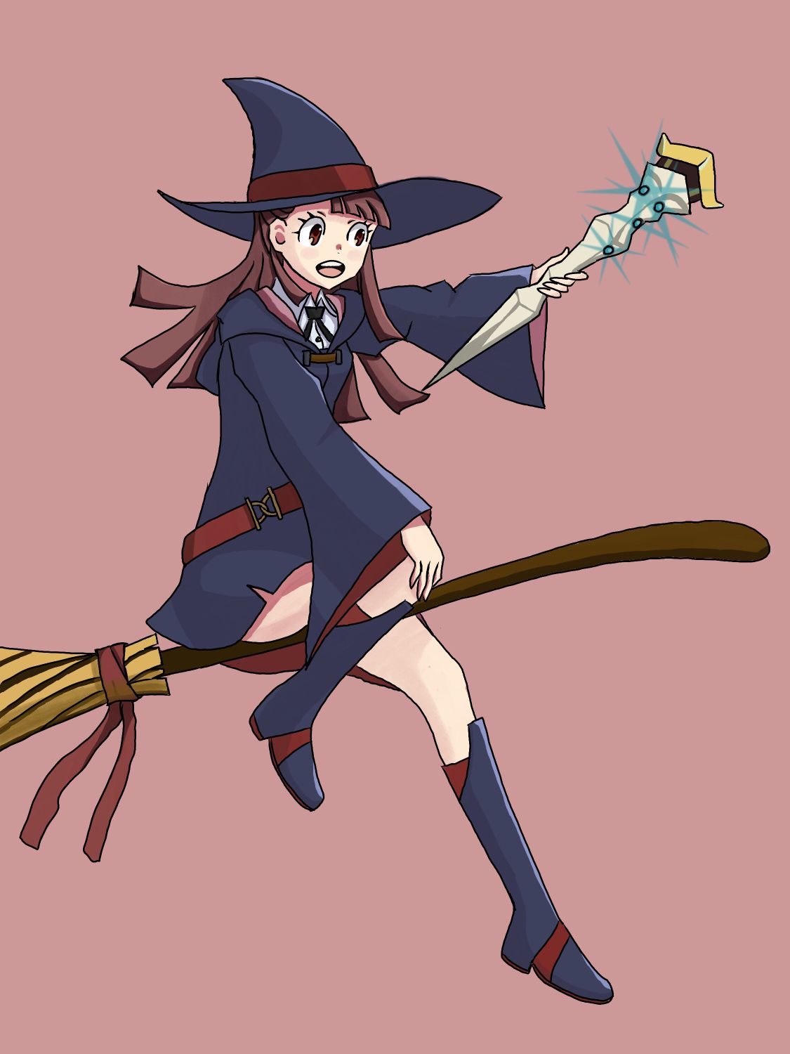 我又不要脸的来丢辣眼睛图了来自小魔女学园的新春祝福