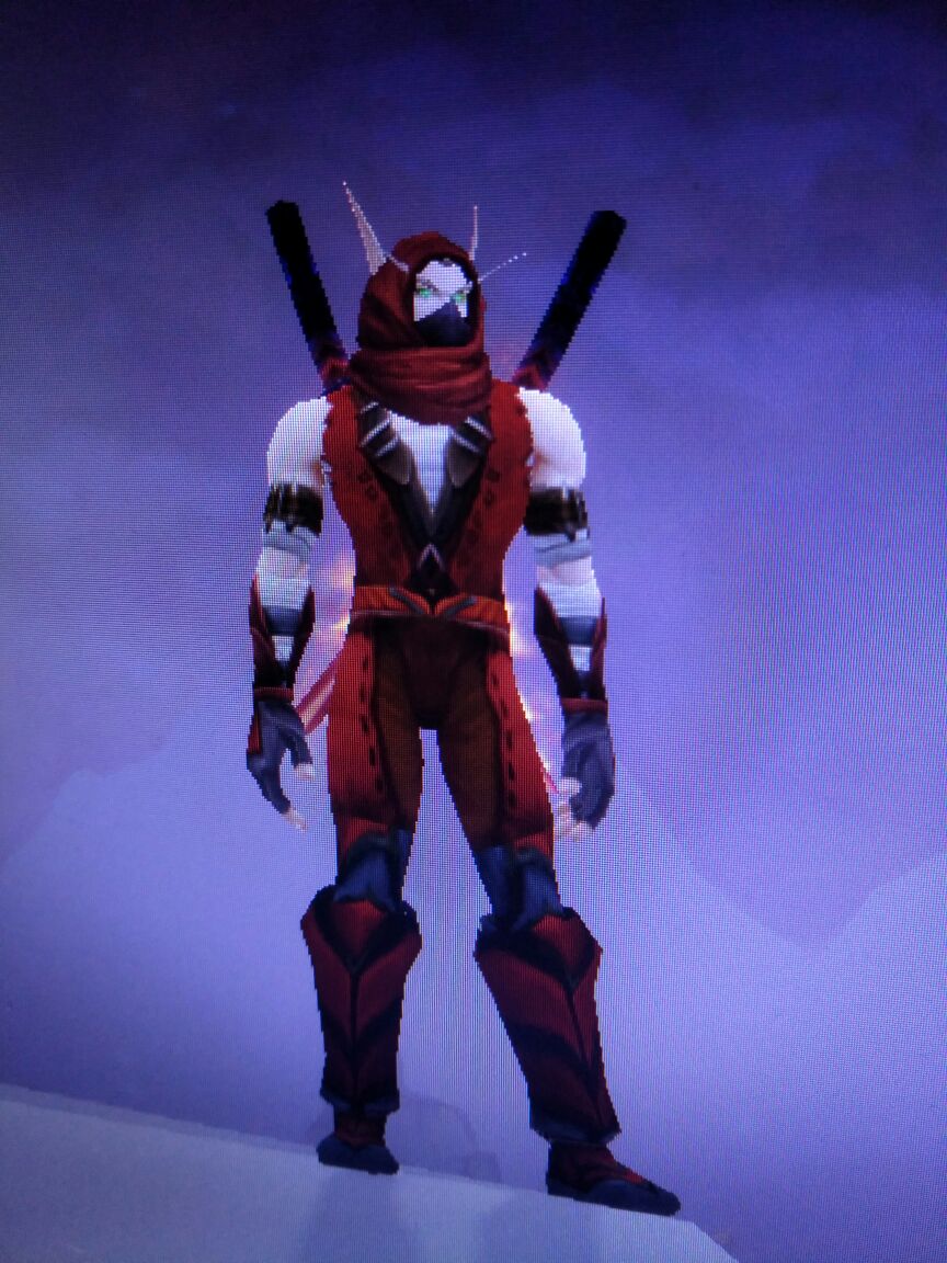 盗贼皮甲幻化血色一套有调味包哦喜欢的求给个赞