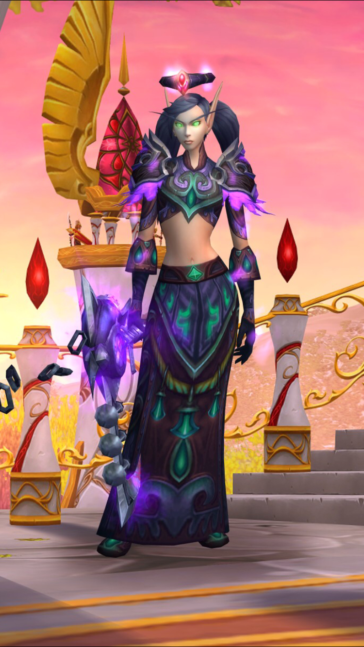 bl术士是玩女血精灵呢还是亡灵呢