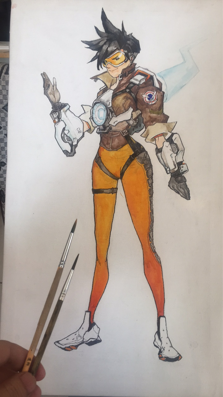 过年这几天画的猎空